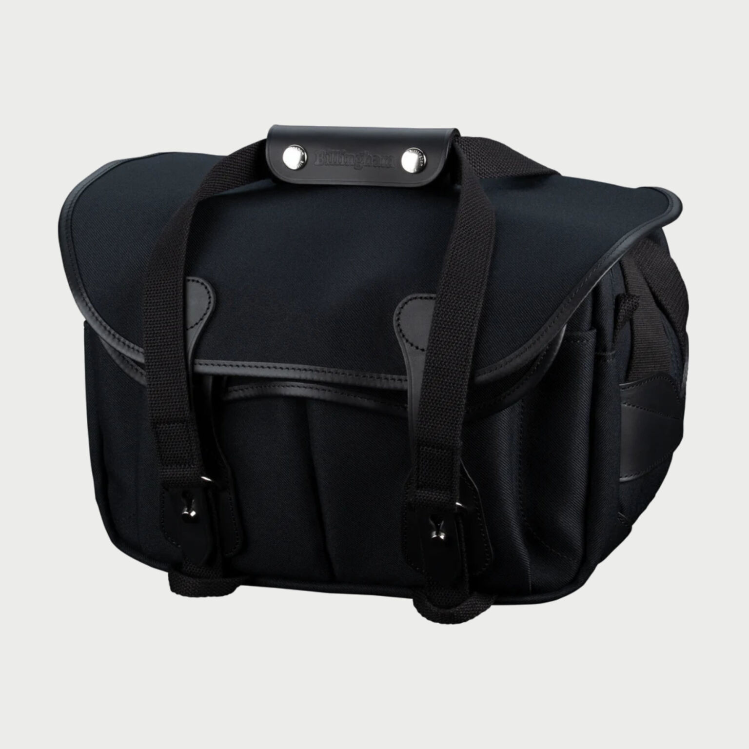 Billingham 555 Mkii Camera Bag Black Fibrenyte Black Leather