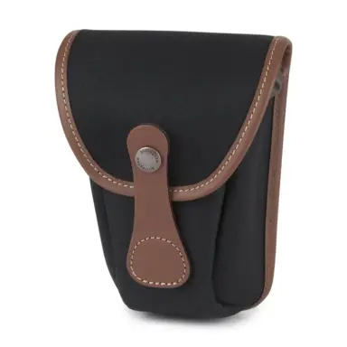 Billingham Avea 7 End Pockets Black Canvas Brown Leather