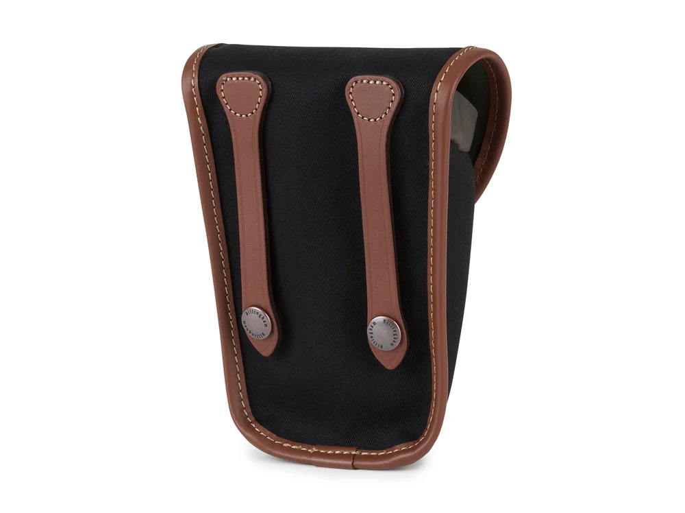 Billingham Avea 7 End Pockets Black Canvas Brown Leather