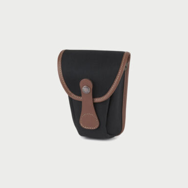 Billingham Avea 7 End Pockets Black Canvas Brown Leather Billingham Avea 7 End Pockets Black Canvas Brown Leather