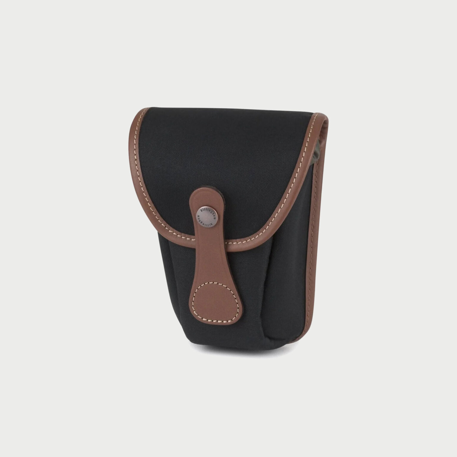Billingham Avea 7 End Pockets Black Canvas Brown Leather