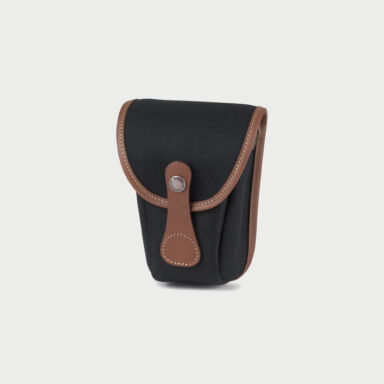 Billingham Avea 7 End Pockets Black Canvas Tan Leather Billingham Avea 7 End Pockets Black Canvas Tan Leather