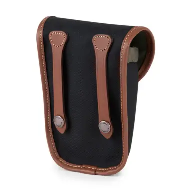 Billingham Avea 7 End Pockets Black Canvas Tan Leather
