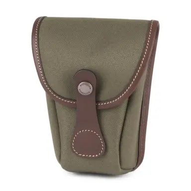 Billingham Avea 7 End Pockets Green Fibrenyte Brown Leather