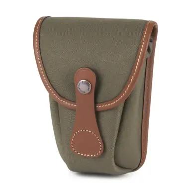 Billingham Avea 7 End Pockets Green Fibrenyte Tan Leather