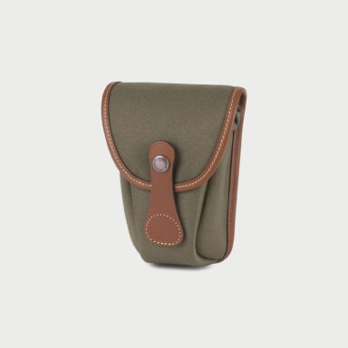 Billingham Avea 7 End Pockets Green Fibrenyte Tan Leather