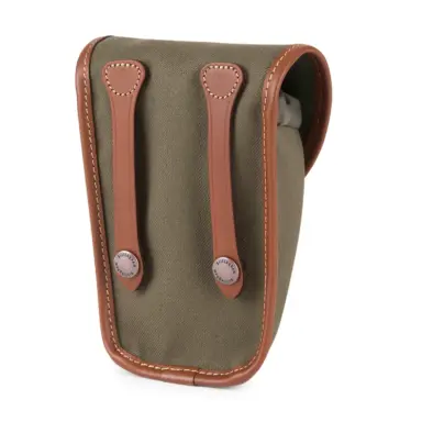 Billingham Avea 7 End Pockets Green Fibrenyte Tan Leather