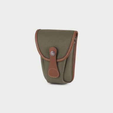 Billingham Avea 7 End Pockets Green Fibrenyte Tan Leather