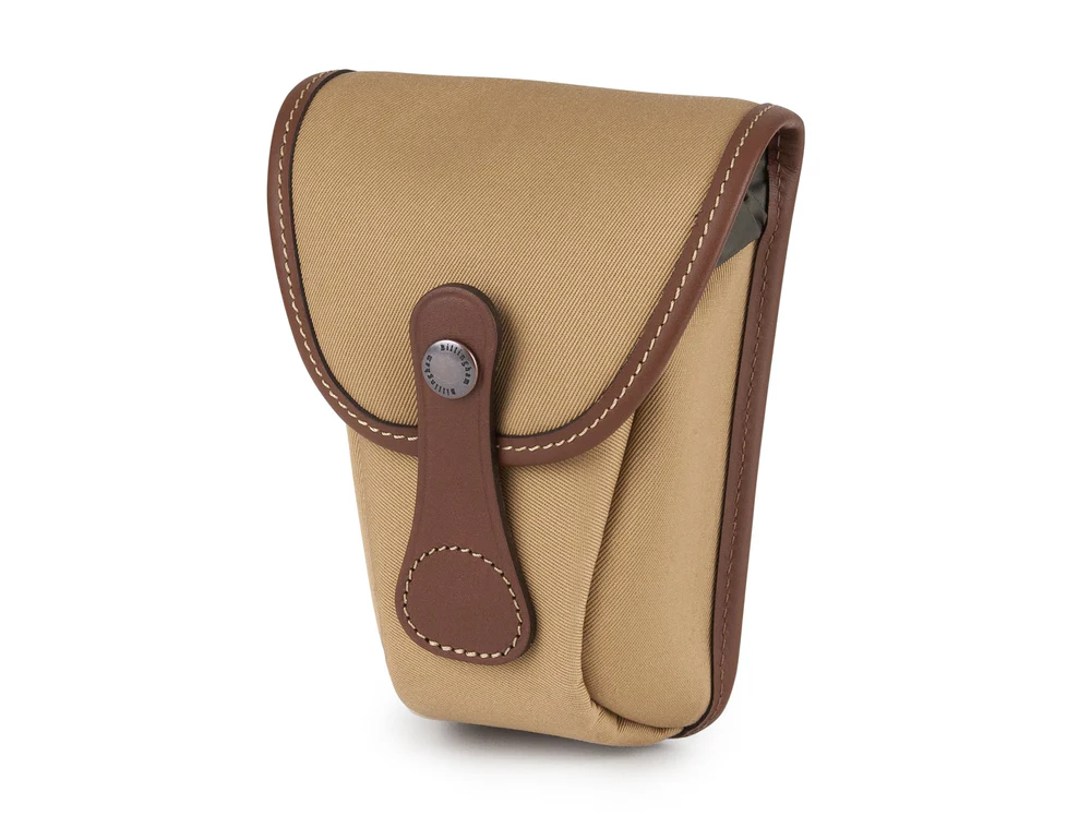 Billingham Avea 7 End Pockets Khaki Canvas Tan Leather