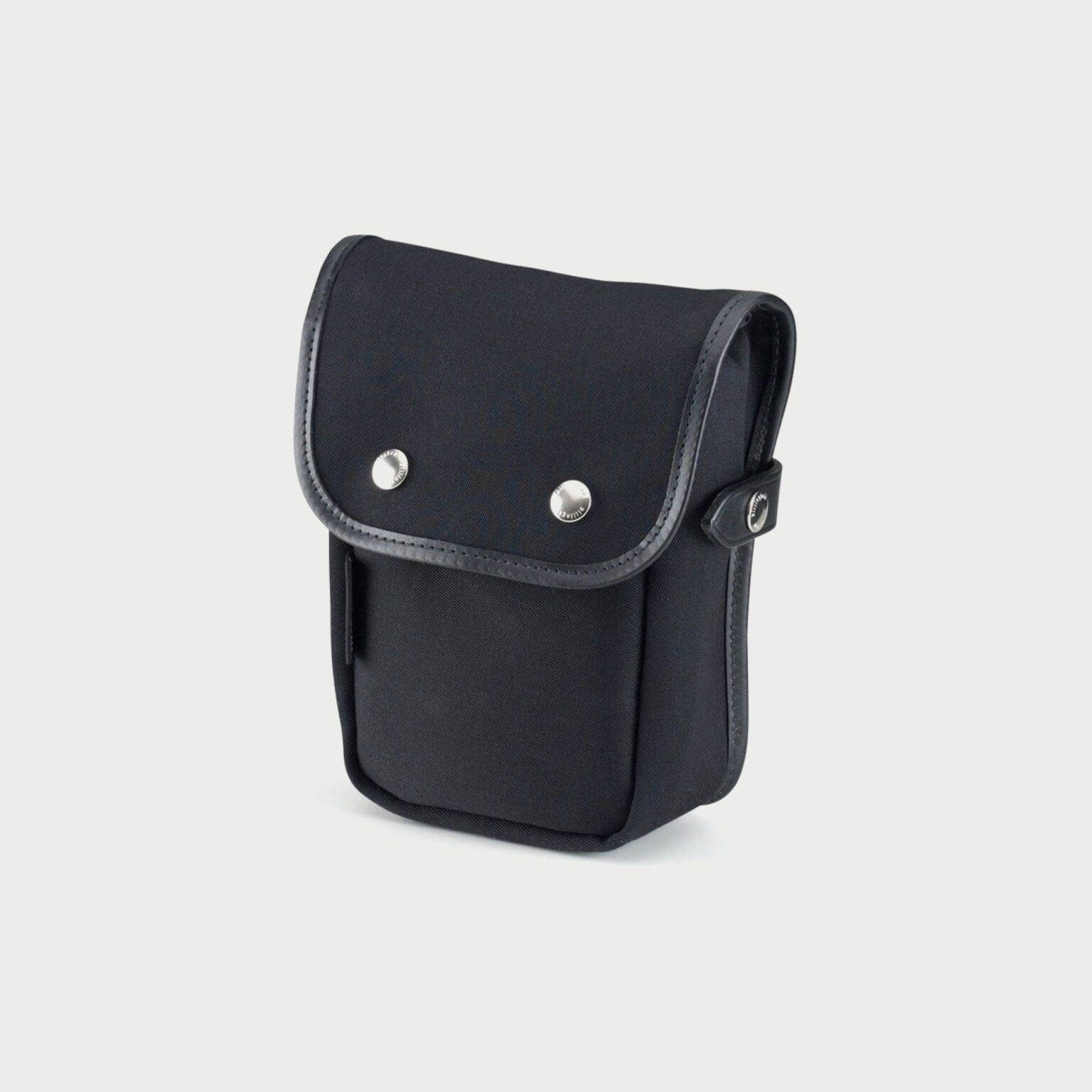 Billingham Delta Pocket Black Canvas Black Leather