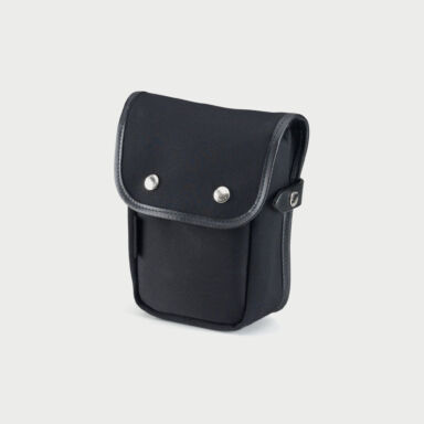 Billingham Delta Pocket Black Canvas Black Leather