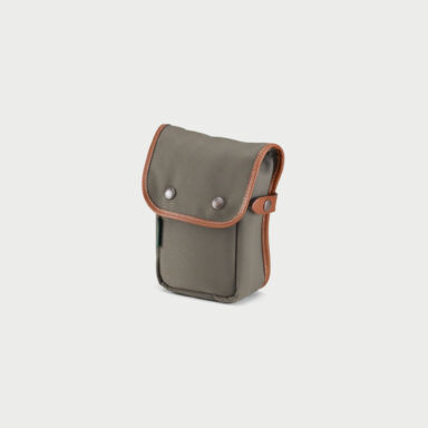 Billingham Delta Pocket Green Fibrenyte Brown Leather