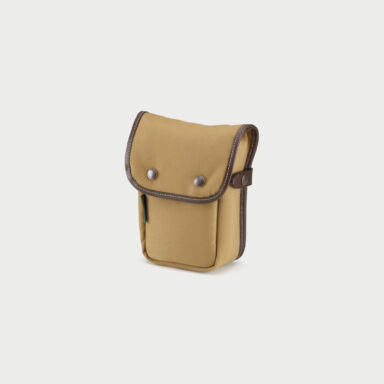 Billingham Delta Pocket Khaki Fibrenyte Brown Leather