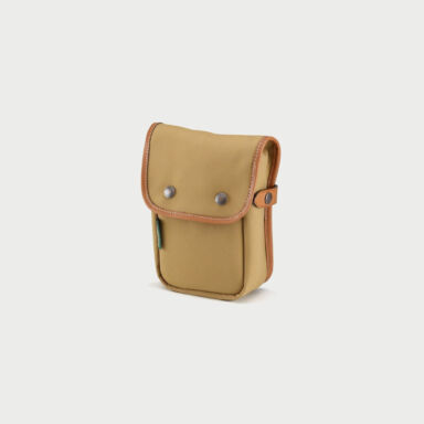 Billingham Delta Pocket Khaki Fibrenyte Tan Leather