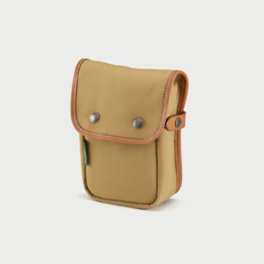 Billingham Delta Pocket Khaki Fibrenyte Tan Leather