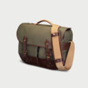 Billingham Eventer Mkii Camera Bag Green Fibrenyte Brown Leather