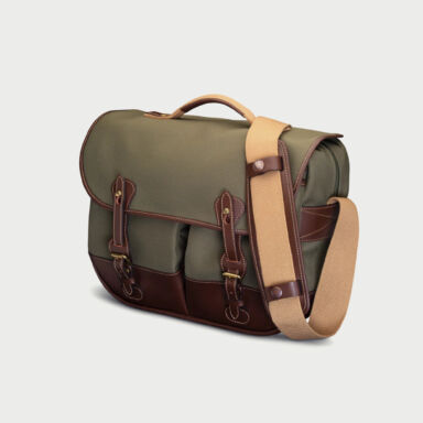 Billingham Eventer Mkii Camera Bag Green Fibrenyte Brown Leather