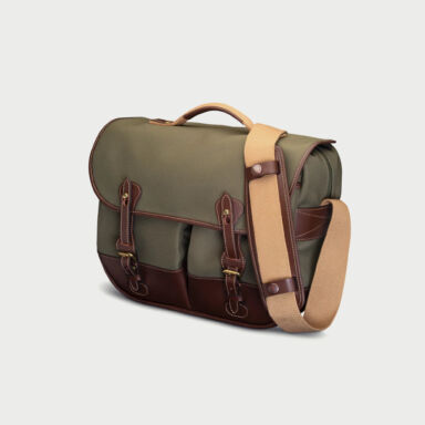 Billingham Eventer Mkii Camera Bag Green Fibrenyte Brown Leather