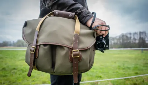 Billingham Hadley Large Pro Camera Bag Khaki Canvas Tan Leather