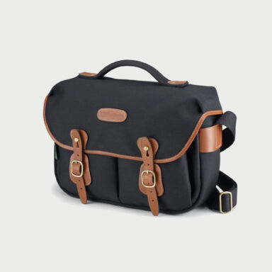Billingham Hadley Pro Camera Bag Black Canvas Brown Leather