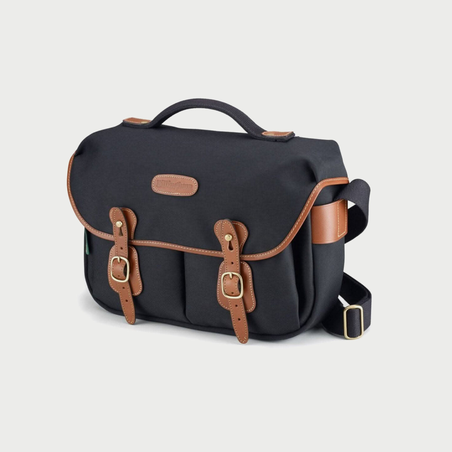 Billingham Hadley Pro Camera Bag Black Canvas Brown Leather