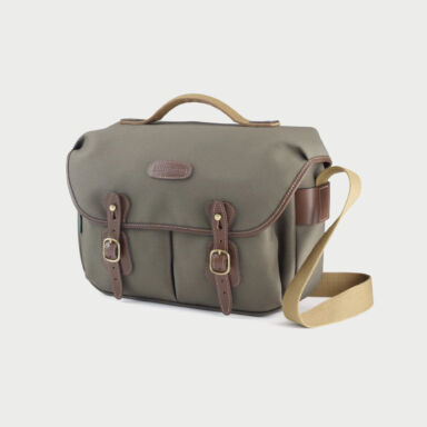 Billingham Hadley Pro Camera Bag Green Fibrenyte Brown Leather