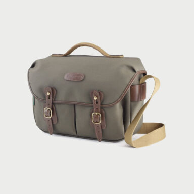Billingham Hadley Pro Camera Bag Green Fibrenyte Brown Leather