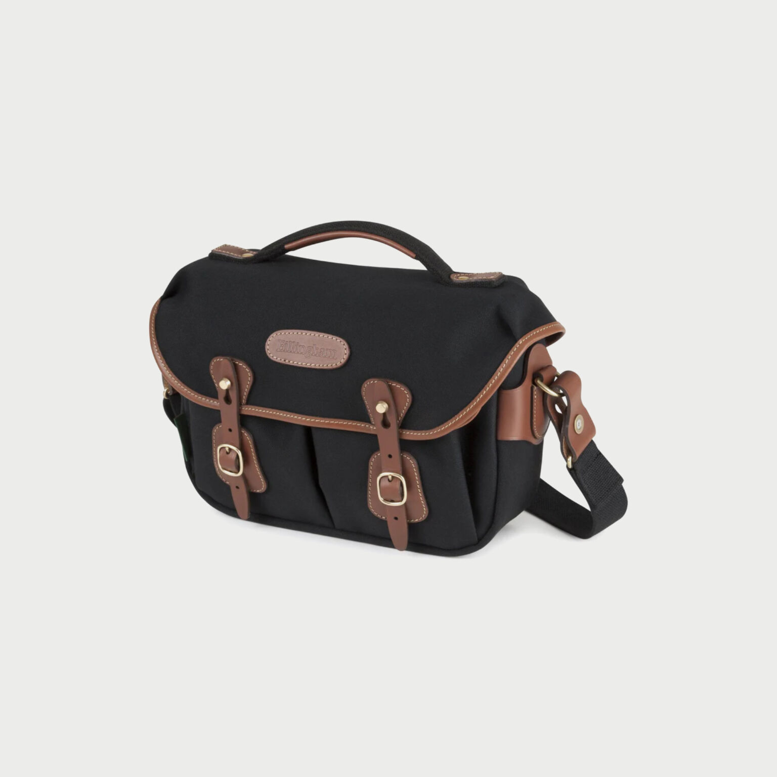 Billingham Hadley Small Pro Camera Bag Black Canvas Tan Leather