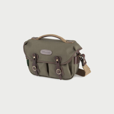 Billingham Hadley Small Pro Camera Bag Green Fibrenyte Brown Leather