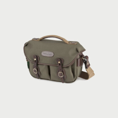 Billingham Hadley Small Pro Camera Bag Green Fibrenyte Brown Leather