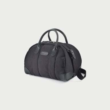Billingham Overnighter Bag Black Fibrenyte Black Leather