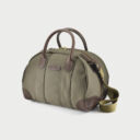 http://Overnighter%20Bag%20Green%20FibreNyte/Brown%20Leather