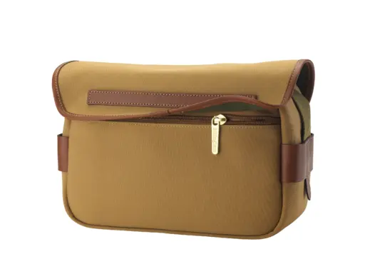 Billingham S3 Camera Bag Green Fibrenyte Brown Leather