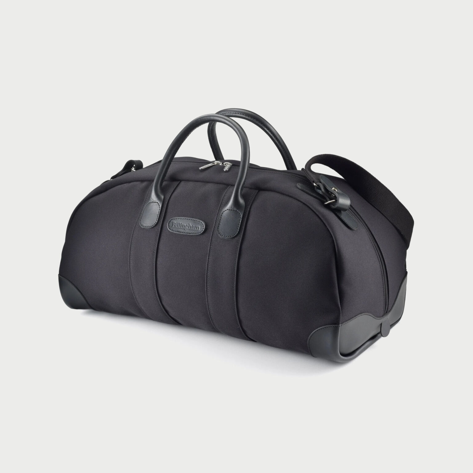 Billingham Weekender Bag Black Fibrenyte Black Leather