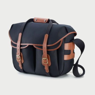Hadley Large Pro Camera Bag Black Canvas Tan Leather