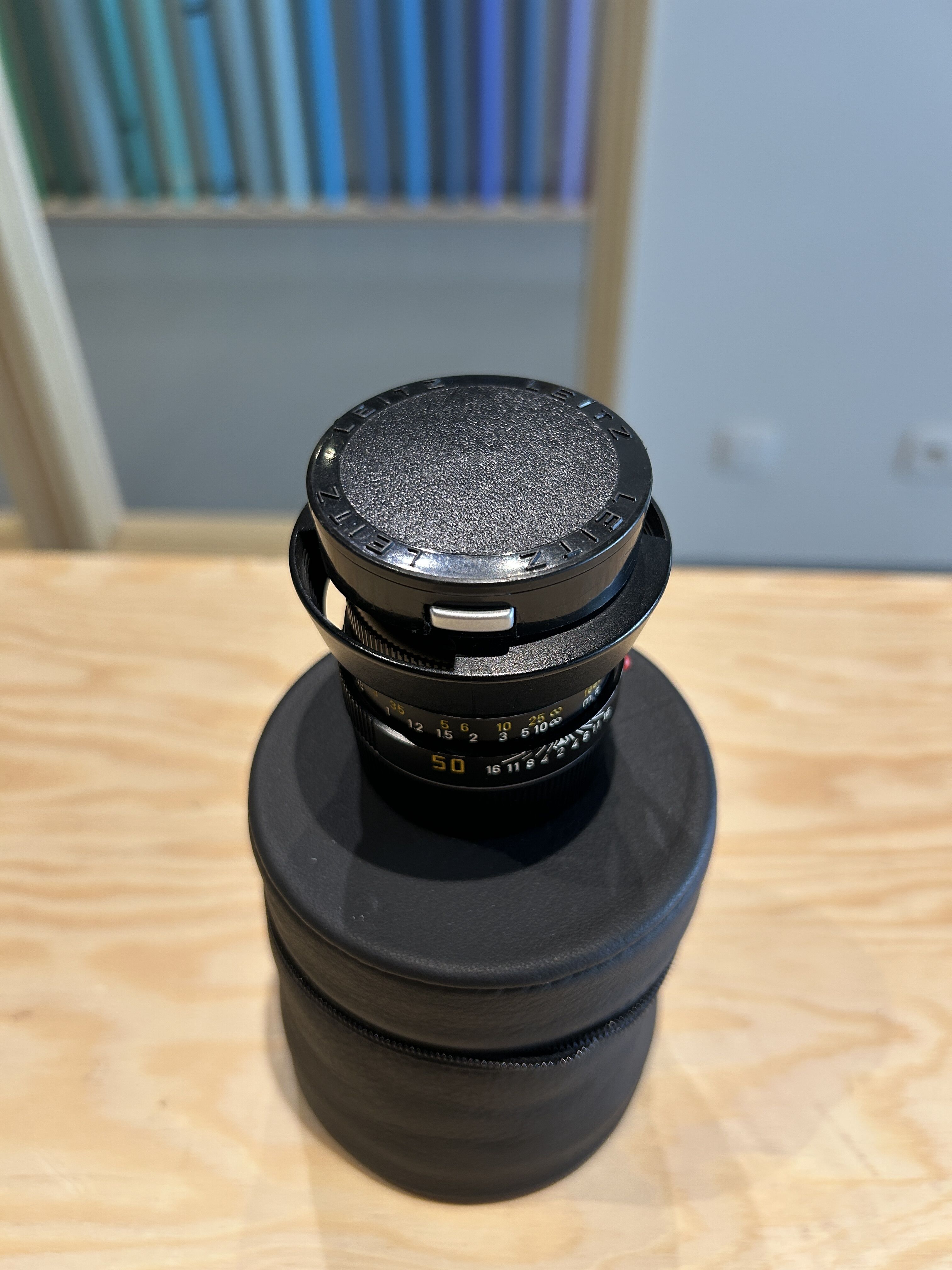 Summicron M 50mm F 2 Black Lens Second Hand