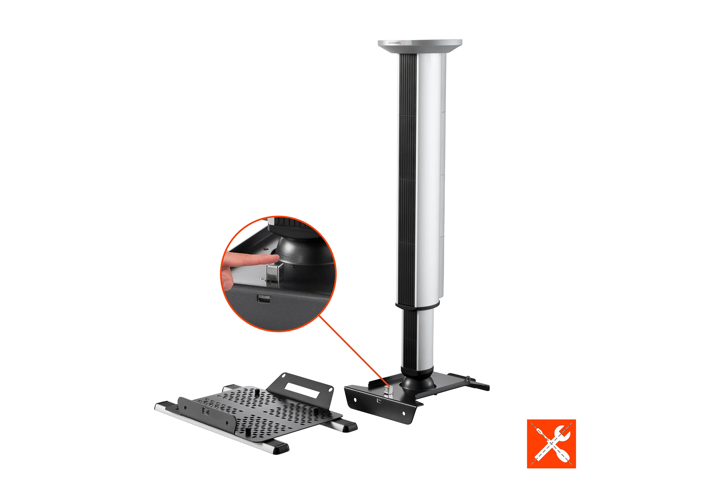 Celexon Universal Ceiling Mount Multicel 4070 Expert For St Projectors