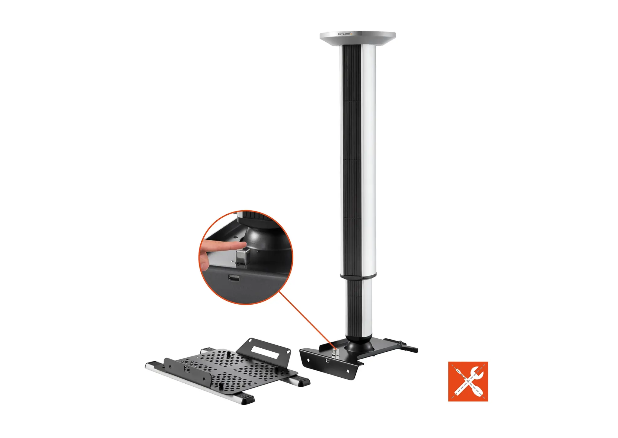 Celexon Universal Ceiling Mount Multicel 60110 Expert For St Projectors