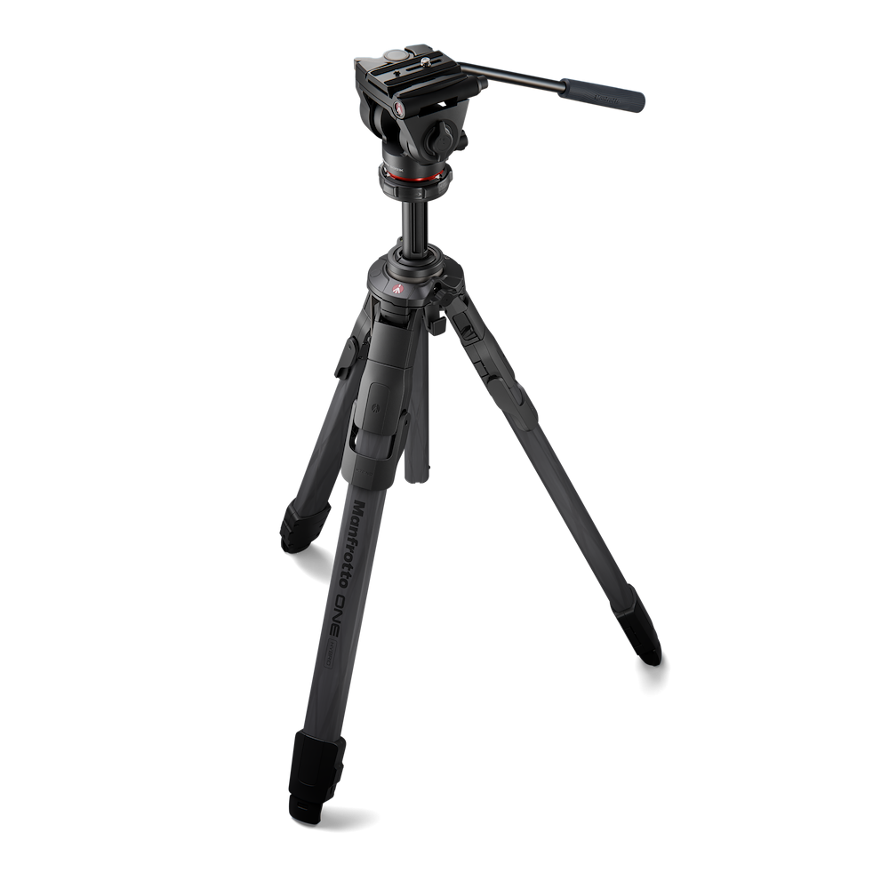 Manfrotto One Carbon Tripod With 500x Fluid Head