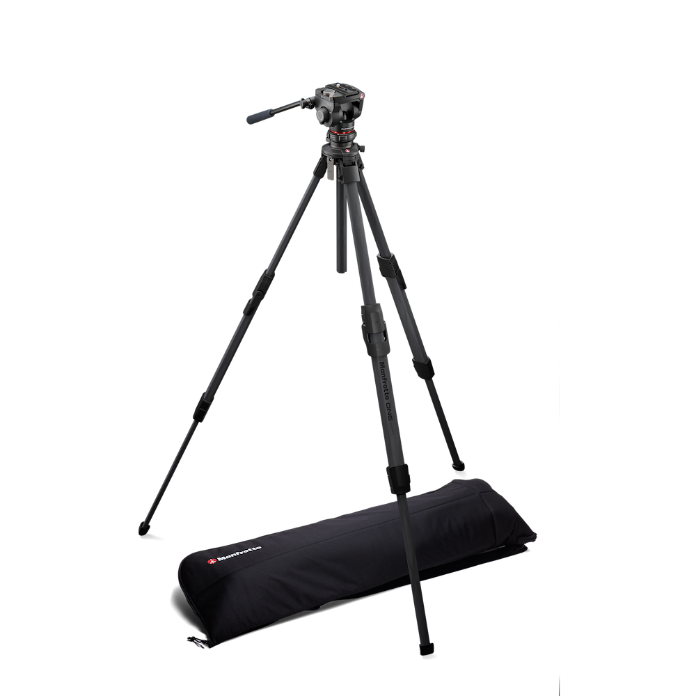 Manfrotto One Carbon Tripod With 500x Fluid Head