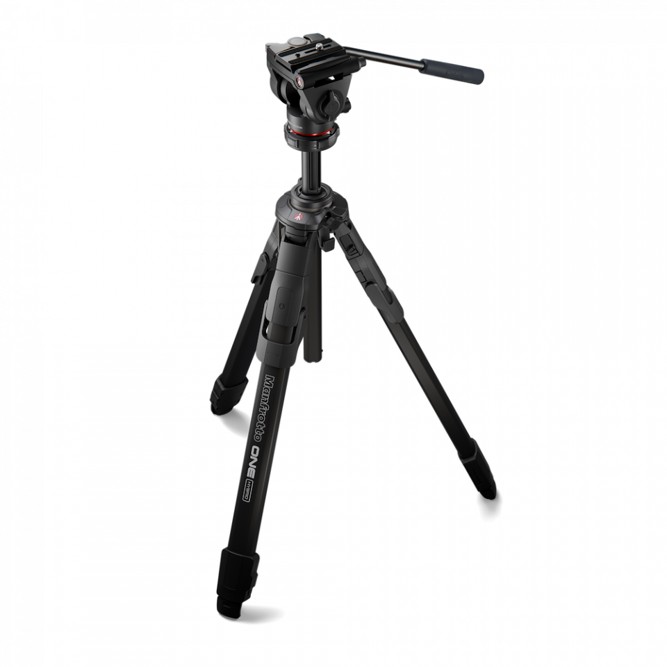 One Alu Tripod With 500x Fluid Head