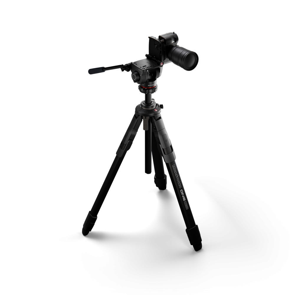 One Alu Tripod With 500x Fluid Head