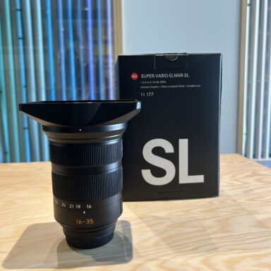 Leica Super Vario Elmar Sl 16 35mm F 3 5 4 5 Asph Black Lens Second Hand